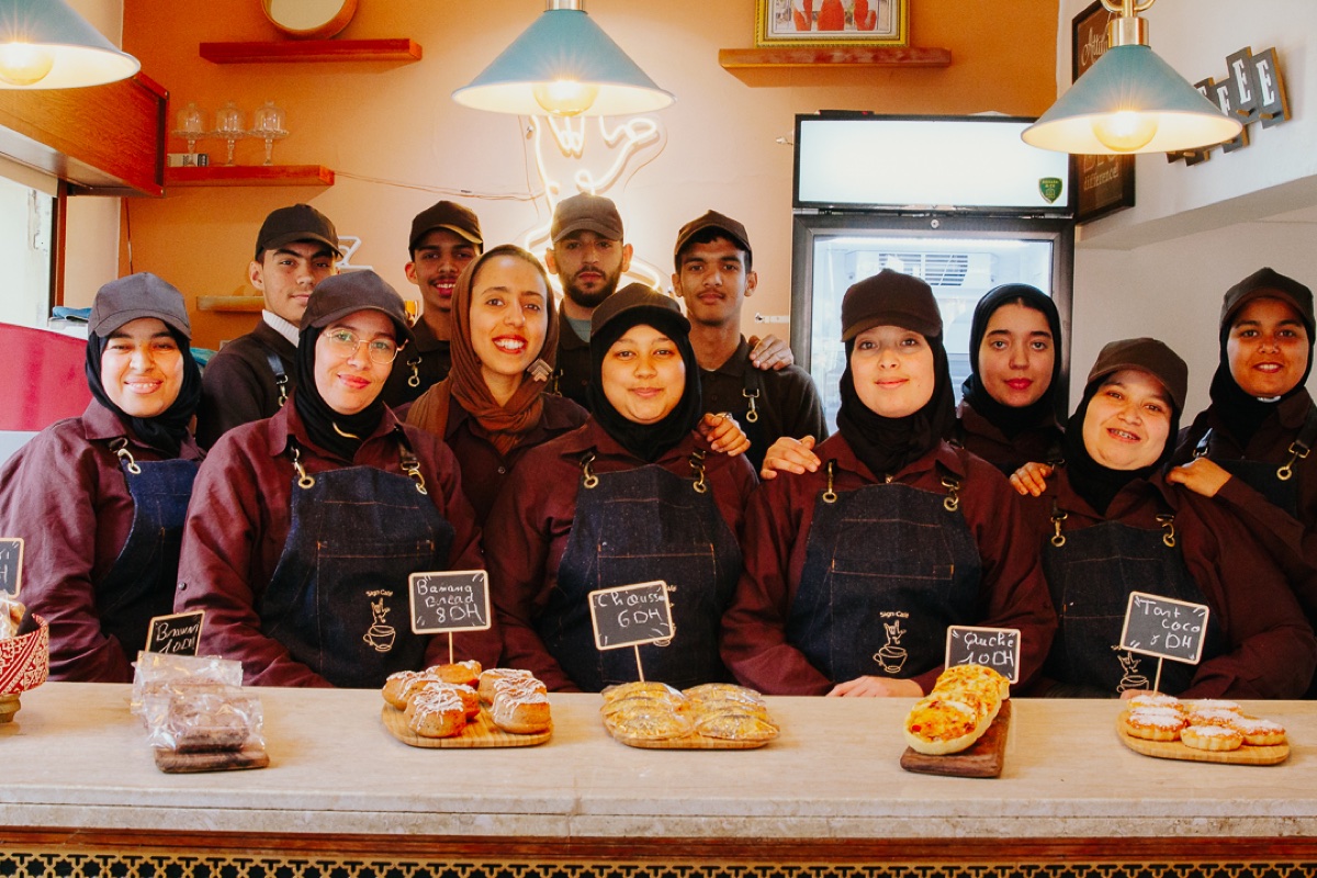 The team at Sign Café Marrakech