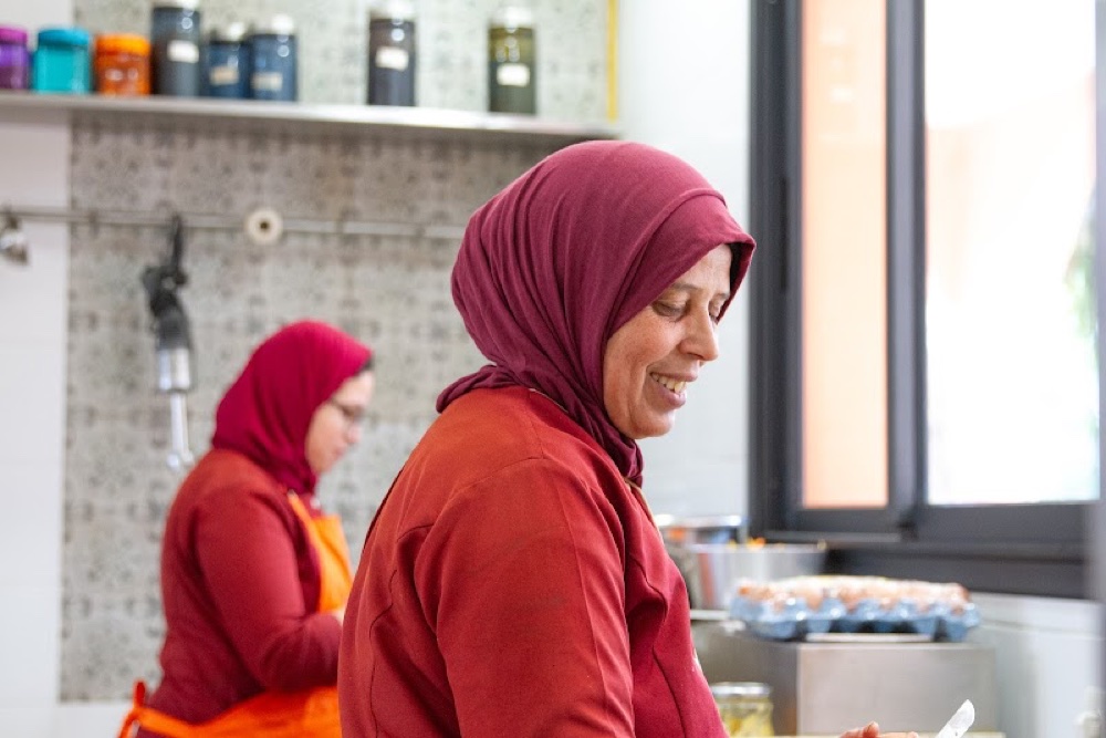 An Amal Targa cooking class